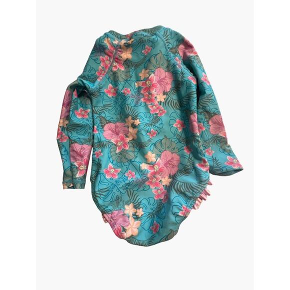 Ruffle Butts Rash Guard Swim Suit Toddle Girls Size 2T Very good used condition - Picture 2 of 8